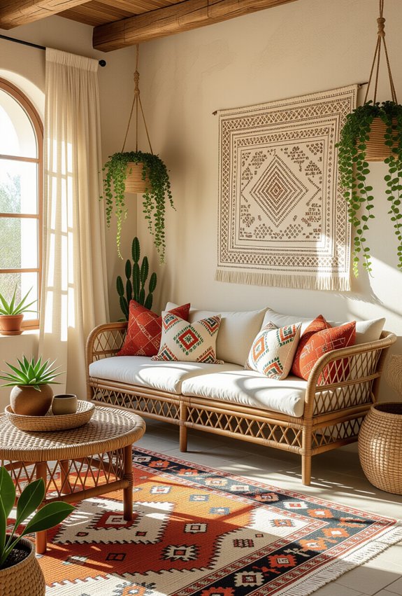 timeless bohemian color harmony