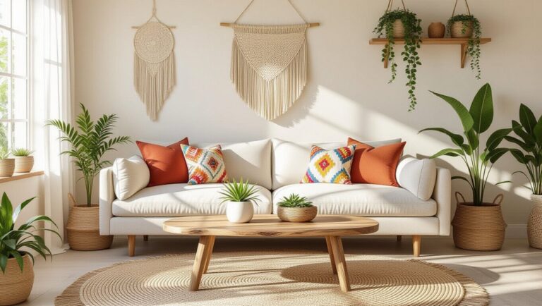 timeless boho living spaces
