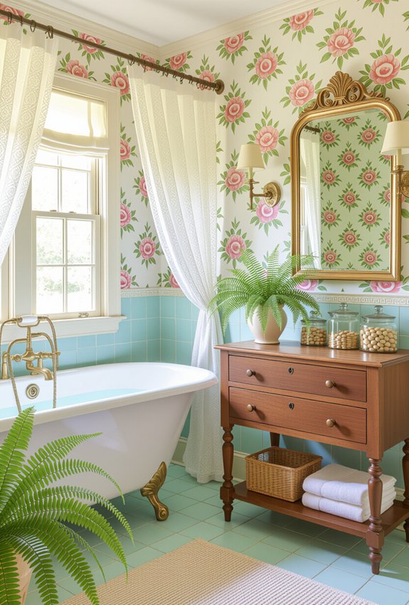 timeless vintage bathroom elements