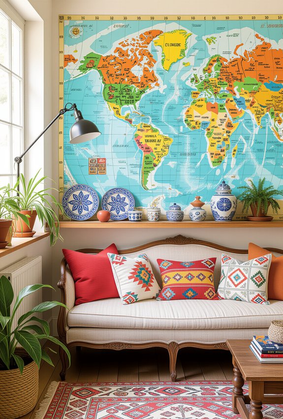 unique travel memories displayed