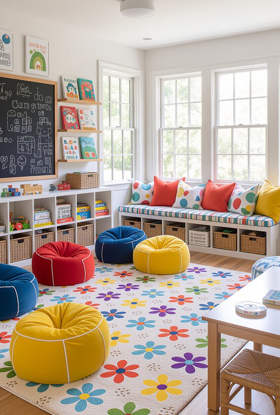 versatile creative playroom design