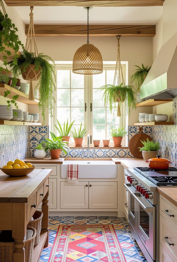 vibrant eclectic kitchen transformation