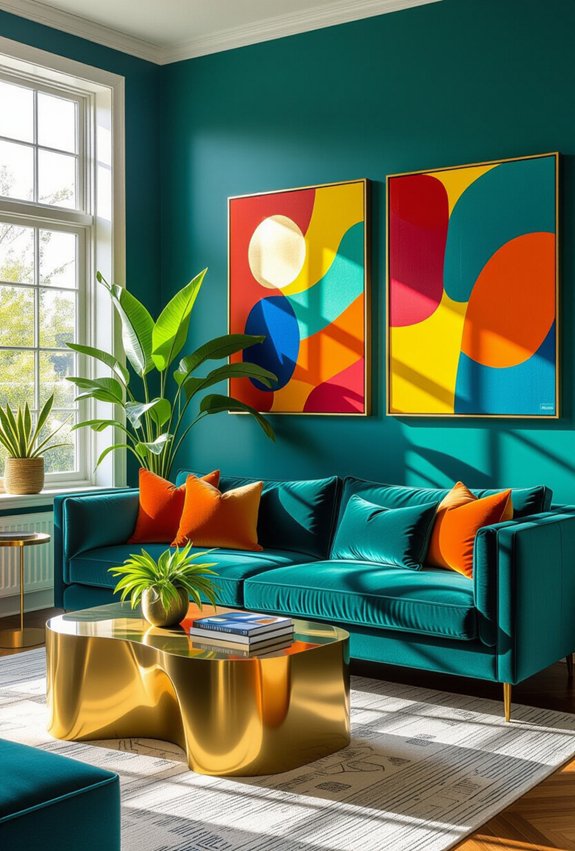 vibrant hues energize spaces