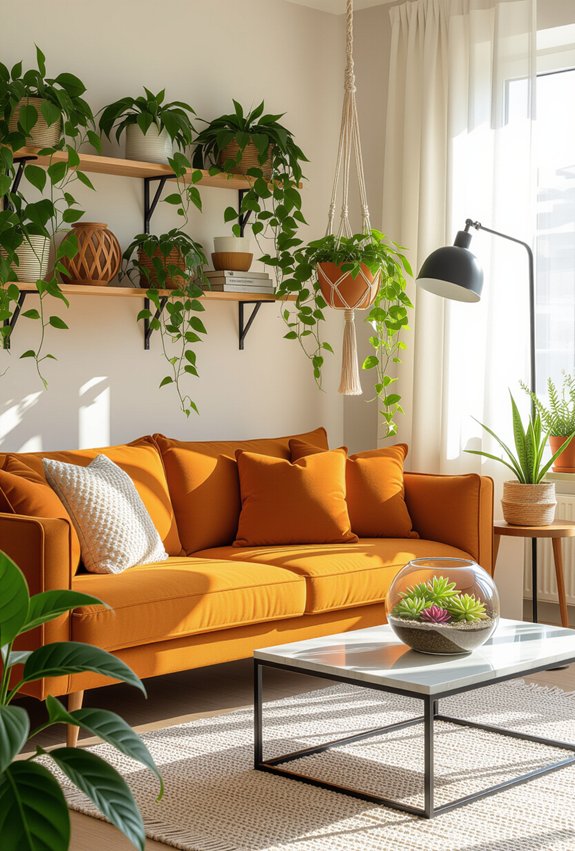 vibrant indoor plant decor