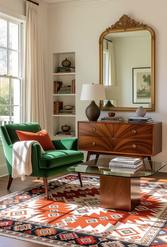 vintage and modern fusion