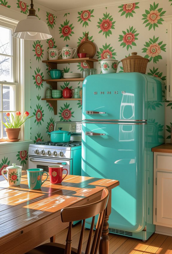 vintage appliances add warmth