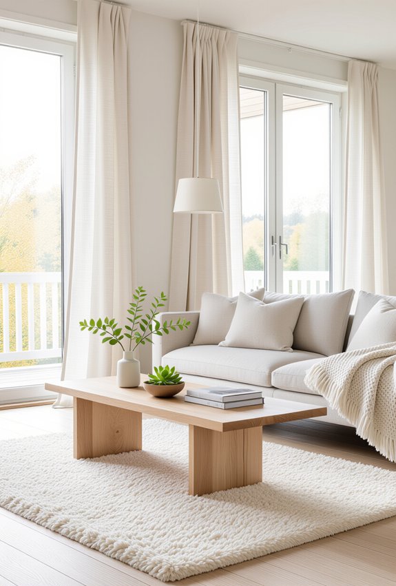 warmth through natural materials